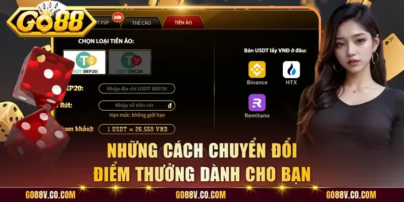 Những cách chuyển đổi điểm thưởng dành cho bạn